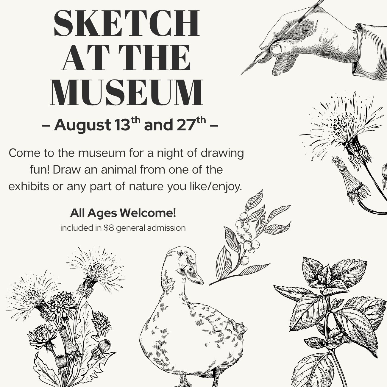 Sketch at the Museum